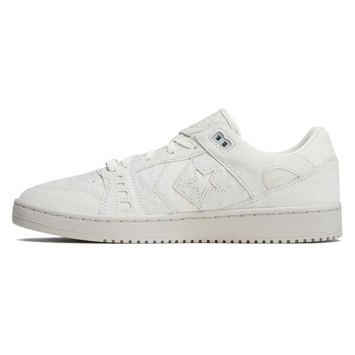 Converse AS-1 Pro Faux Ostrich Leather Shoes - Egret/Classic Ecru/Silver - Image 2