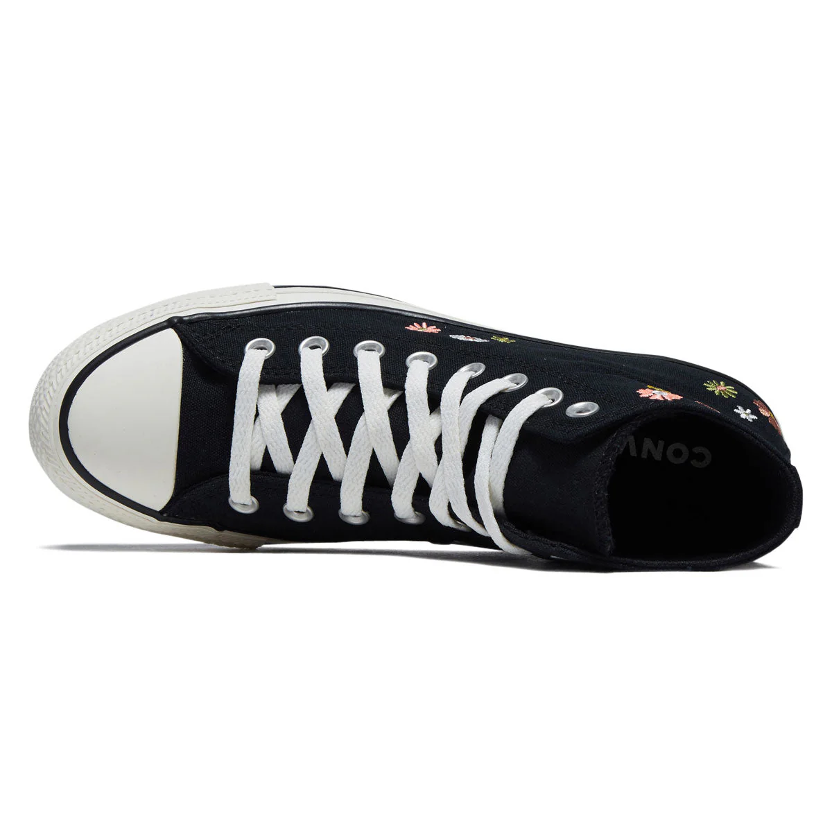 Converse Chuck Taylor All Star Hi Embroidered Florals Shoes - Black/Bright Outlook/All Heat - Image 3