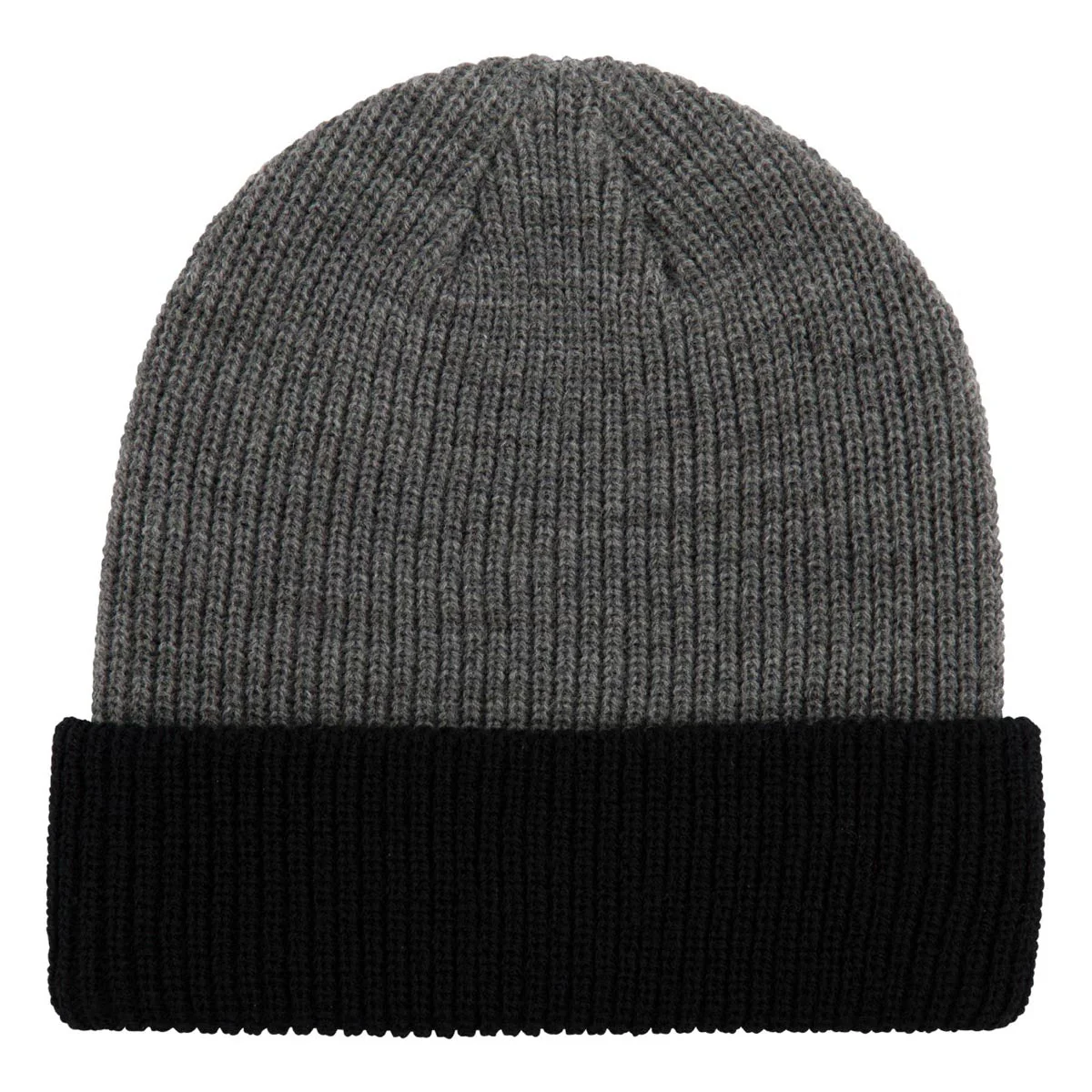 Creature Bonehead Label Long Shoreman Beanie - Black/Grey - Image 2