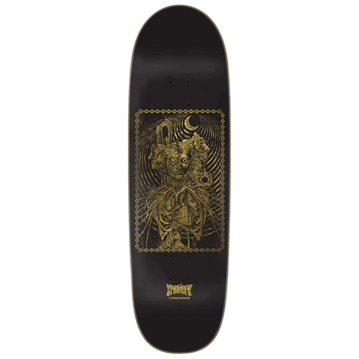 Creature Fortress LG VX Egg Skateboard Deck - 9.25"
