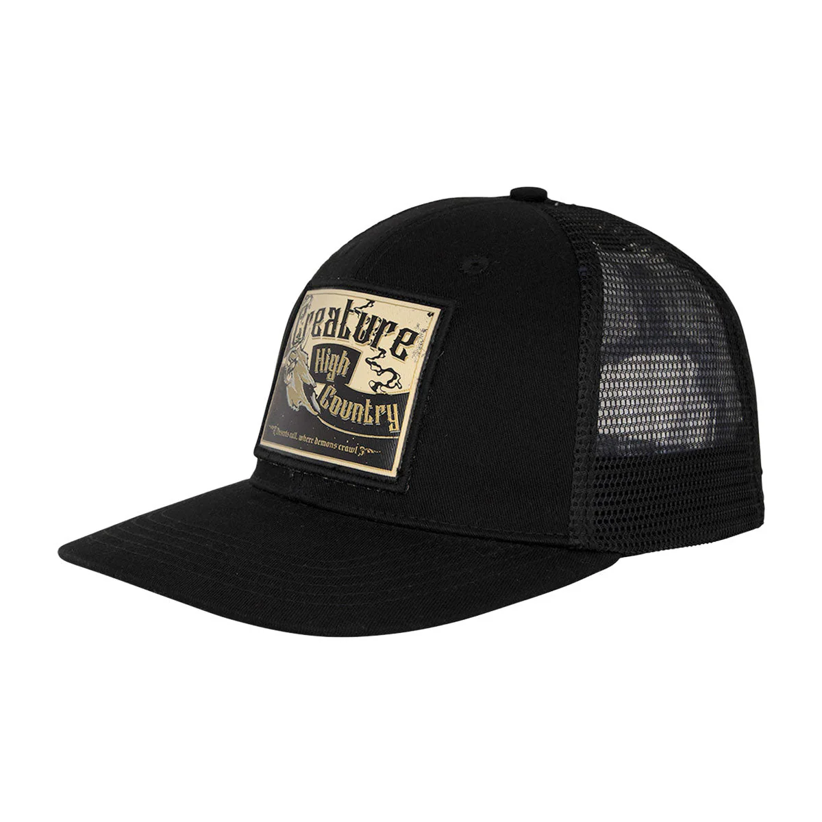 Creature High Country Trucker Hat - Black