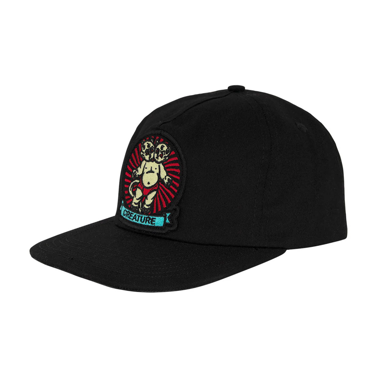 Creature Sideshow Snapback Hat - Black