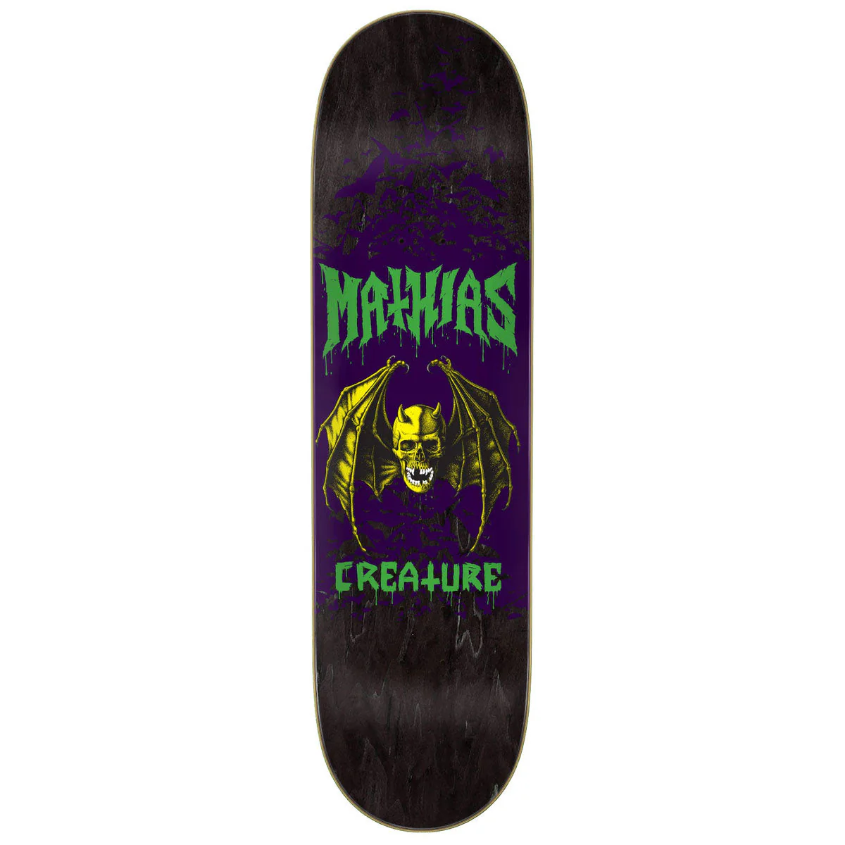 Creature Torres Skull Bat Pro Stumps Skateboard Deck - 8.51"