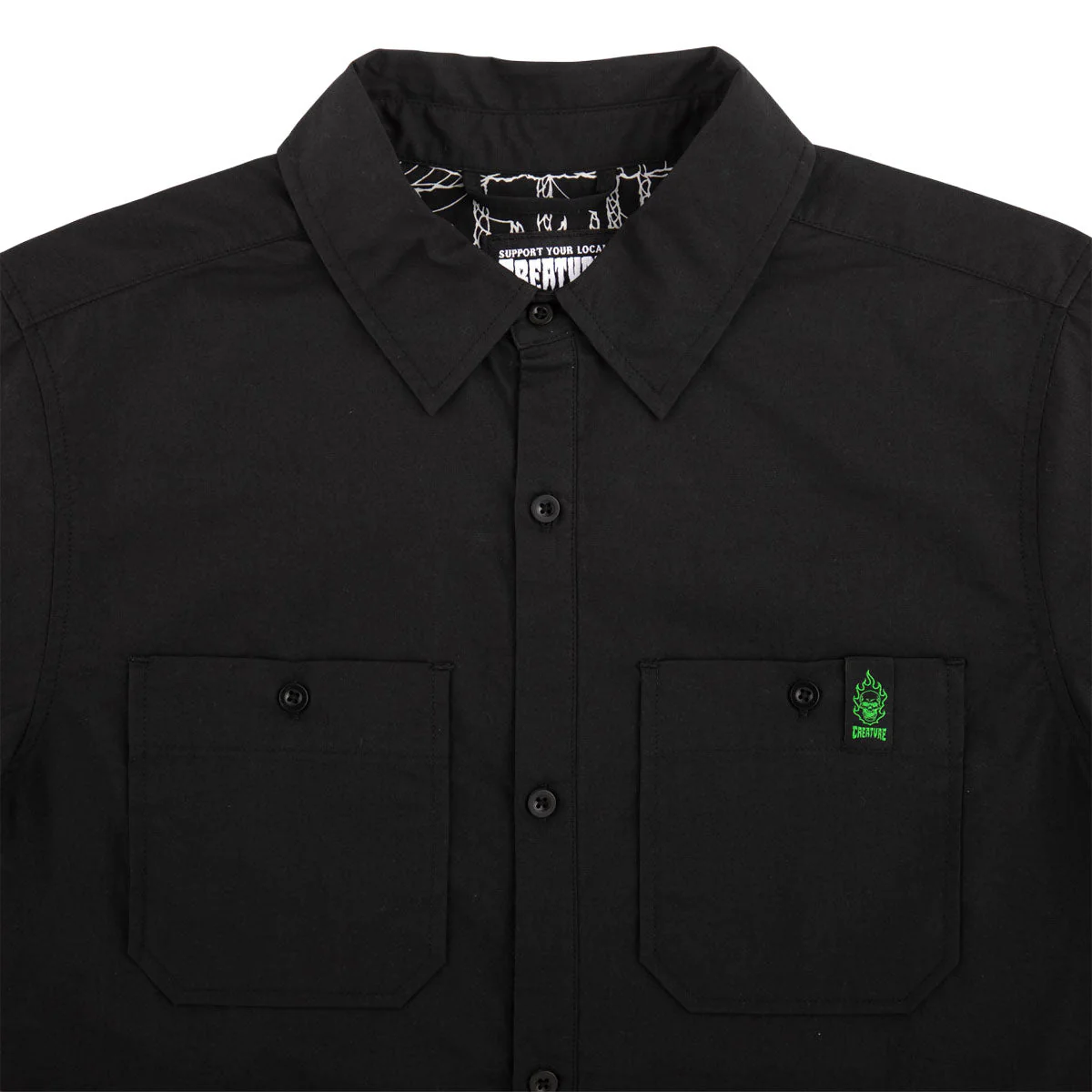Creature Web 2 Relic Work Shirt - Black - Image 3