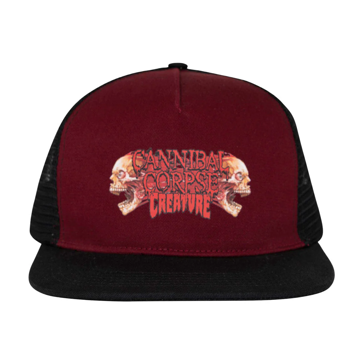 Creature x Cannibal Corpse Snapback Hat - Cardinal - Image 2
