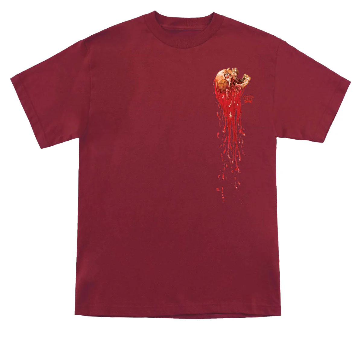 Creature x Cannibal Corpse T-Shirt - Cardinal Red