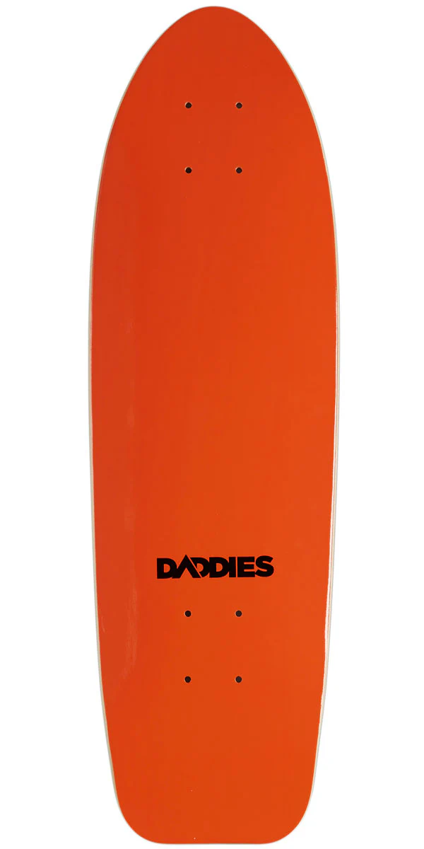 Daddies Logo Cruiser Skateboard Deck - Orange