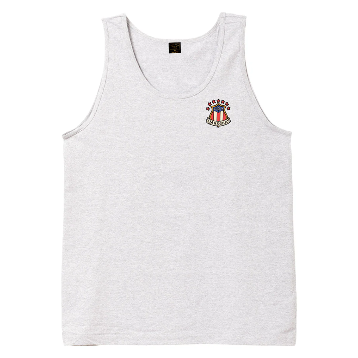Dark Seas Land Of The Free Stock Tank Top - Heather Grey - Image 2