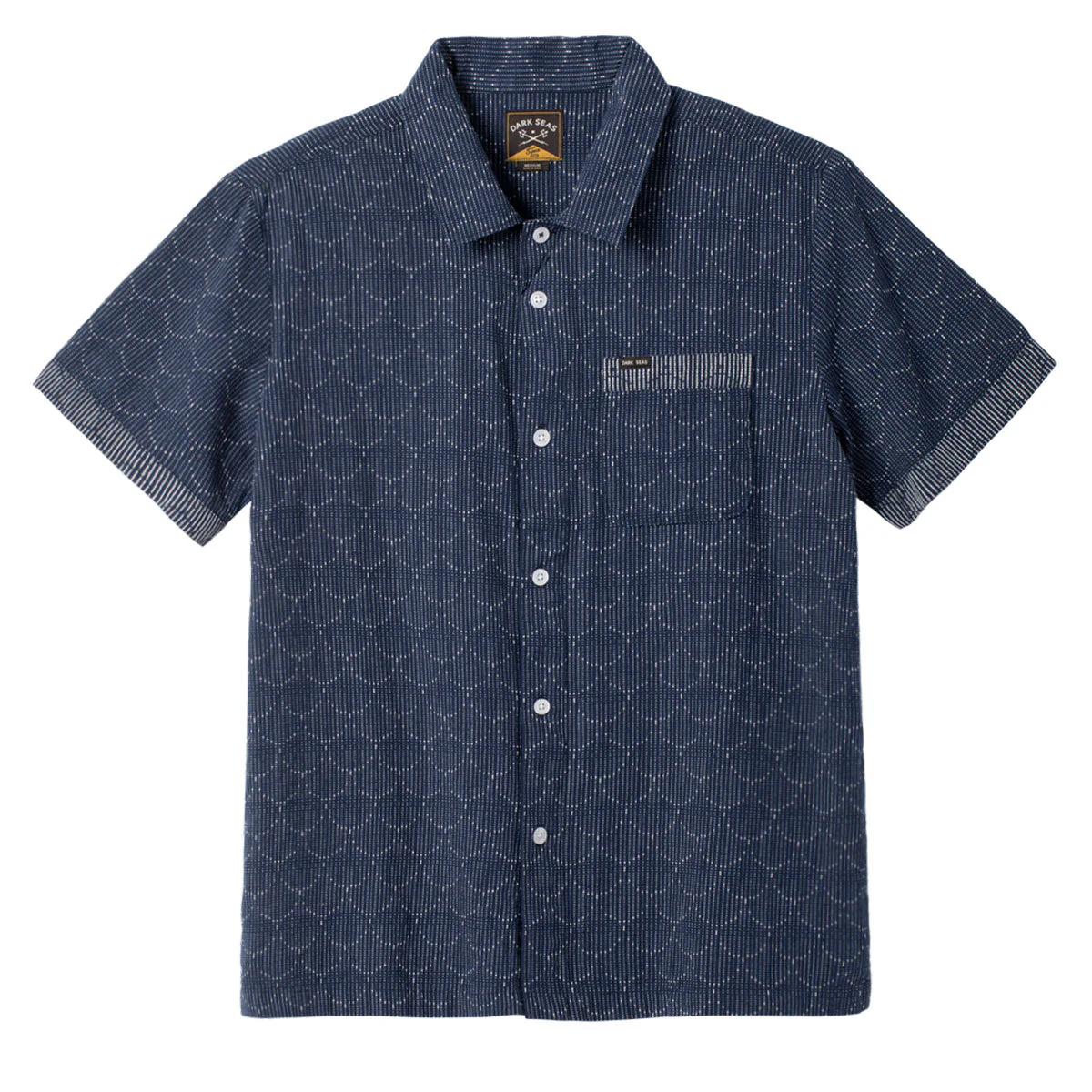 Dark Seas Scales Shirt - Navy