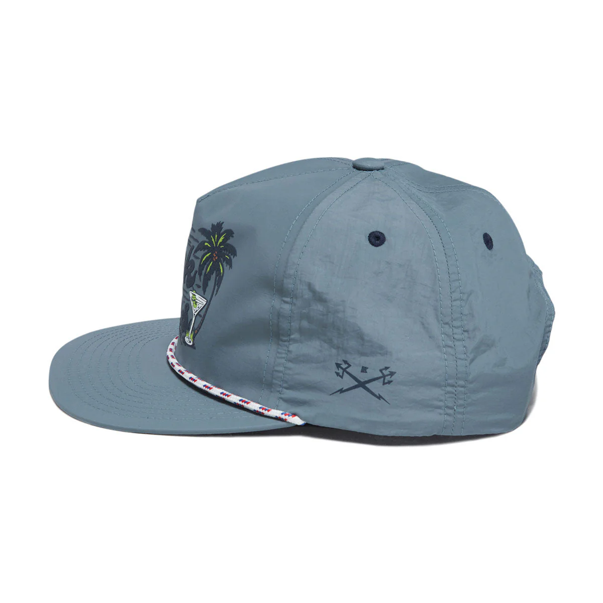 Dark Seas Tiki Time Hat - Light Blue - Image 3