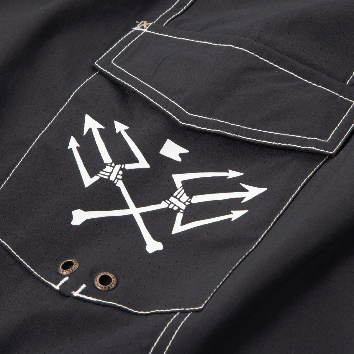 Dark Seas Windward Boardshorts - Black - Image 3