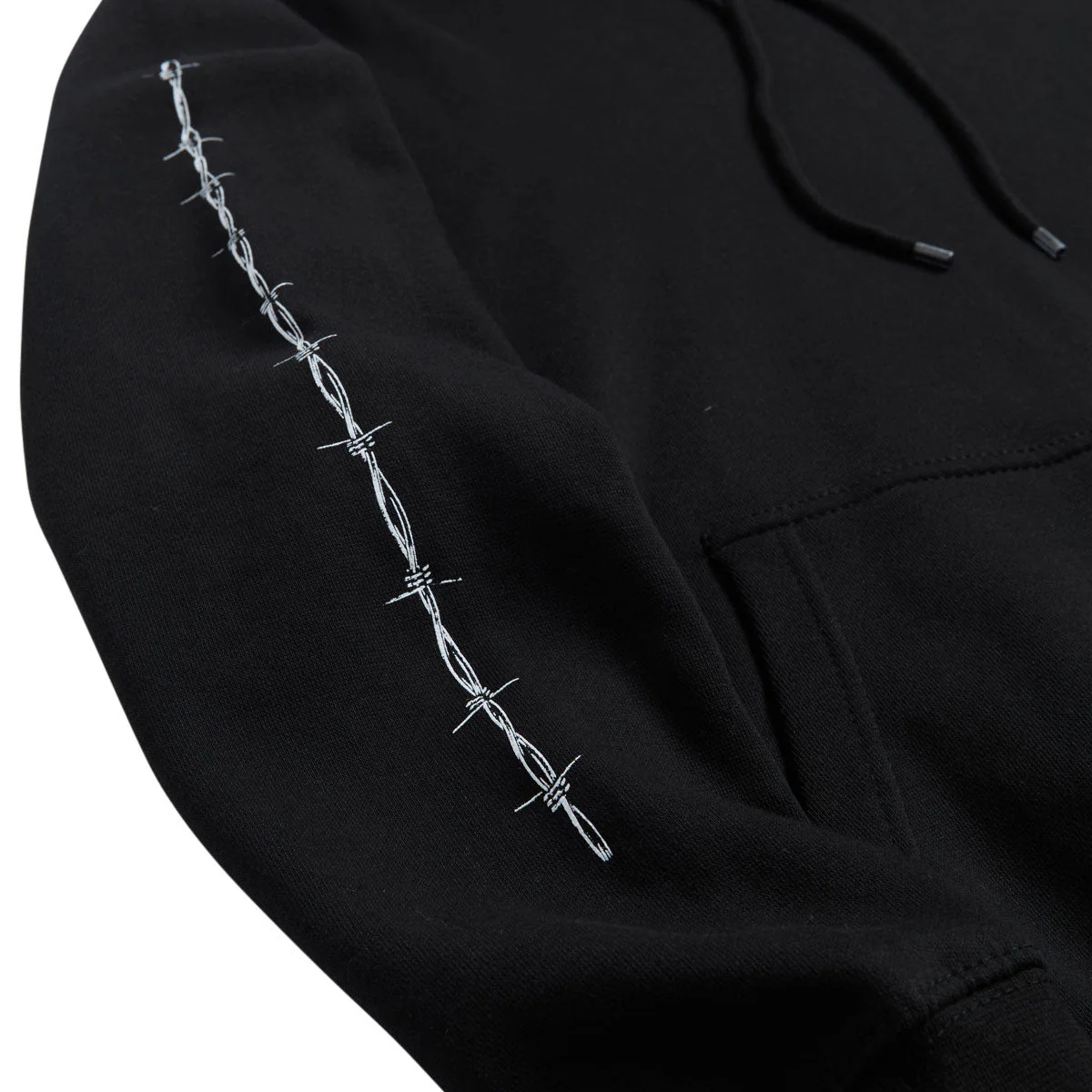 Deathwish Barbed Hoodie - Black - Image 4
