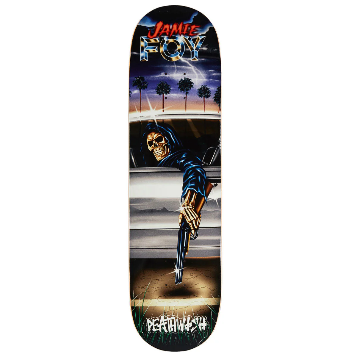 Deathwish Jamie Foy Samborgini Reaper Skateboard Deck - 8.25"