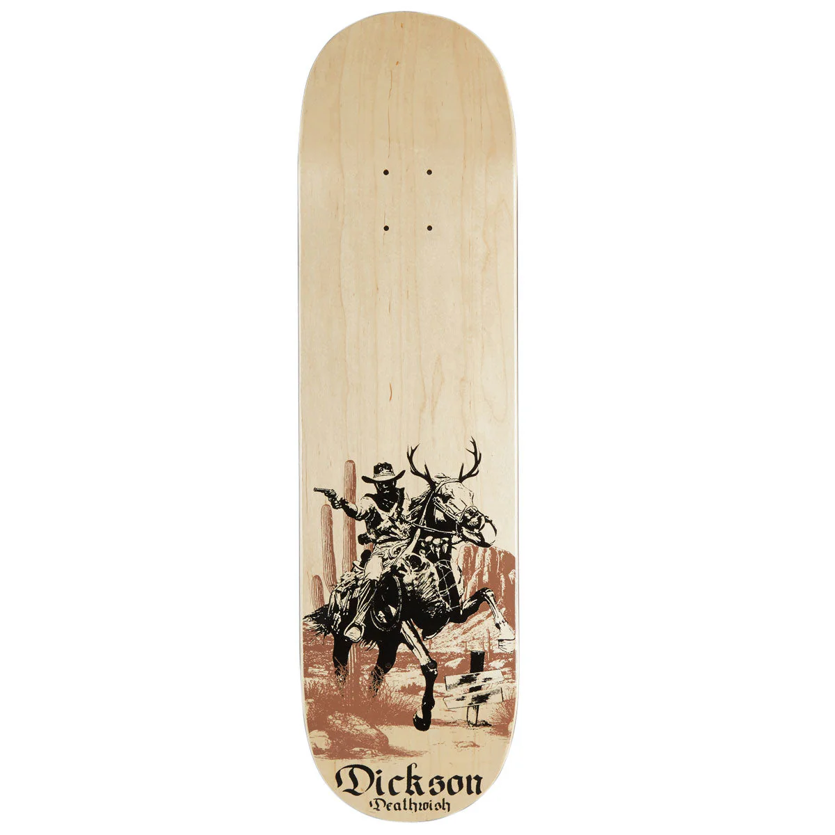 Deathwish Jon Dickson Hunt Skateboard Deck - 8.25"