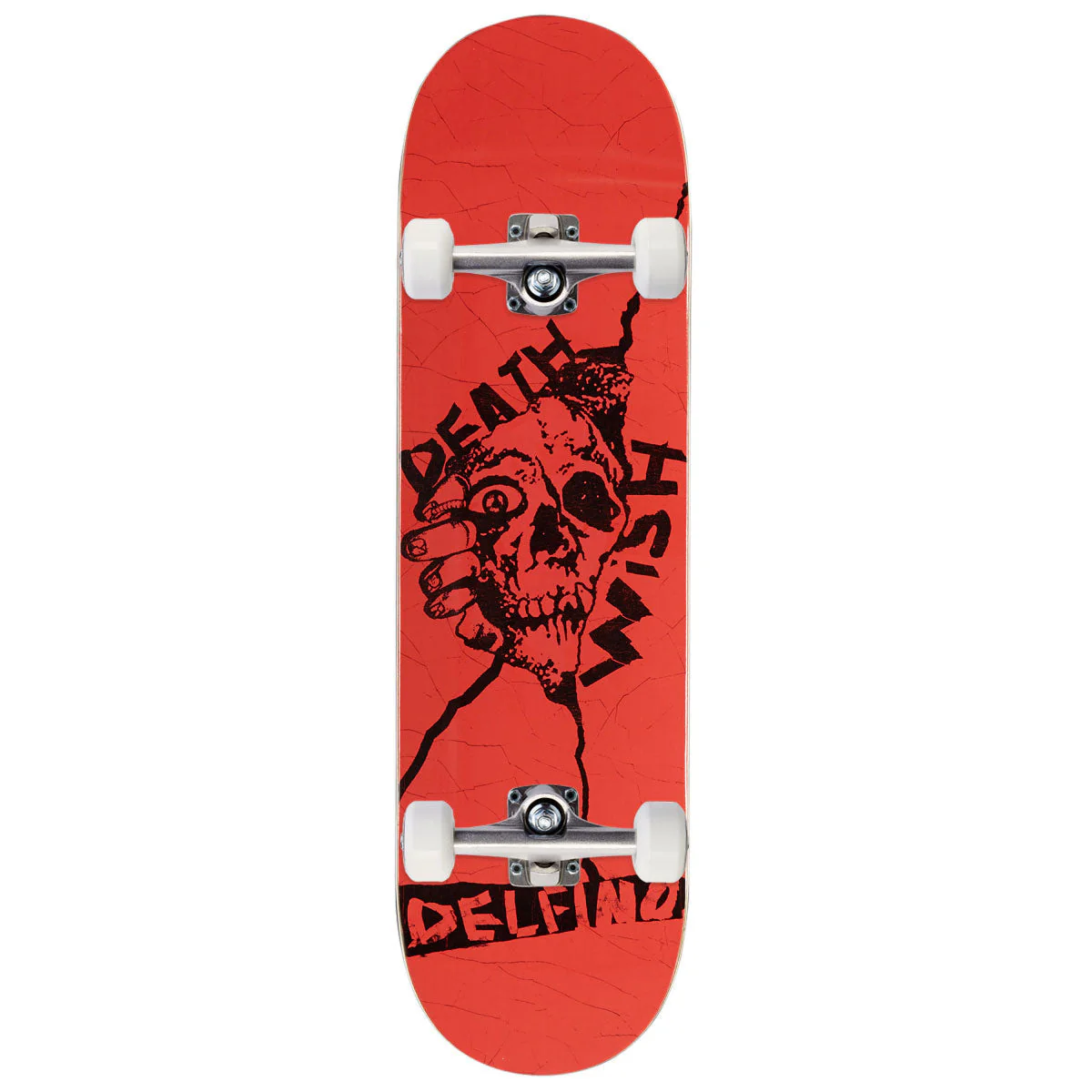 Deathwish Pedro Delfino Rot Skateboard Complete - 8.50"