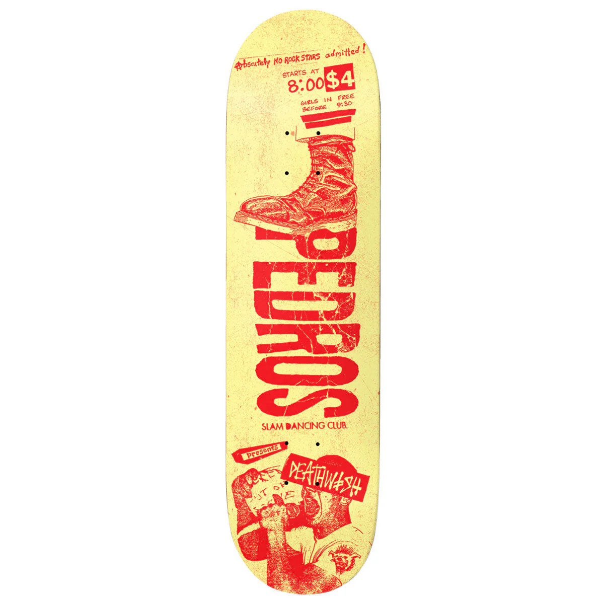 Deathwish Pedro Delfino Slam Skateboard Deck - 8.50"