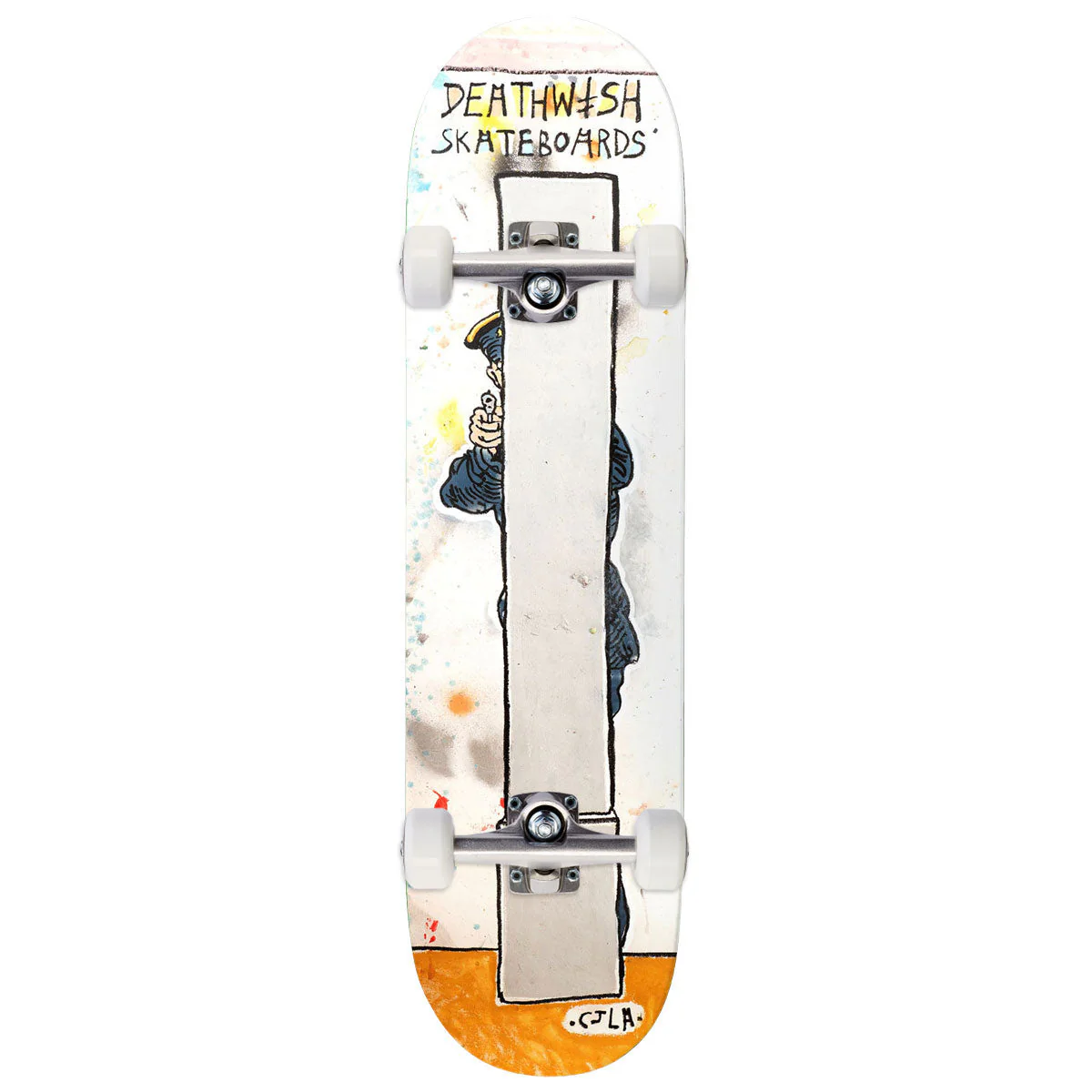 Deathwish Yuri Facchini Take Cover Skateboard Complete - 8.38"