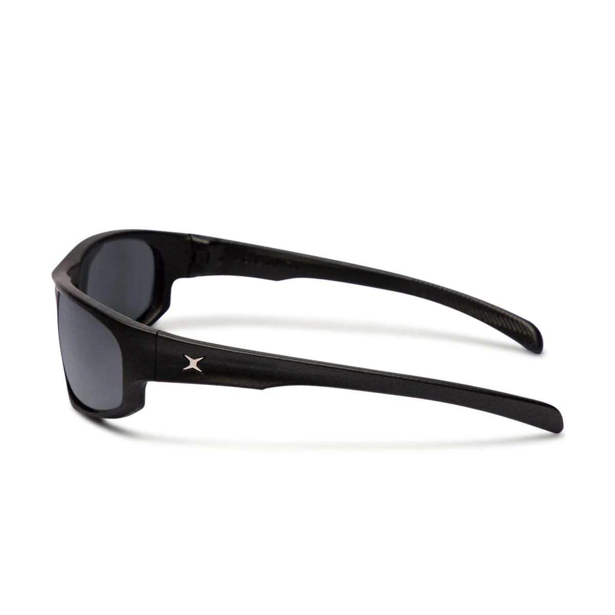 Decade Carsen 00s Sunglasses - Matte Black Nylon/Grey Polycarbonate - Image 4