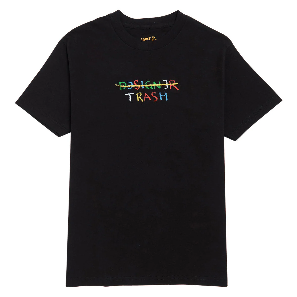 Designer Trash Scribble T-Shirt - Black