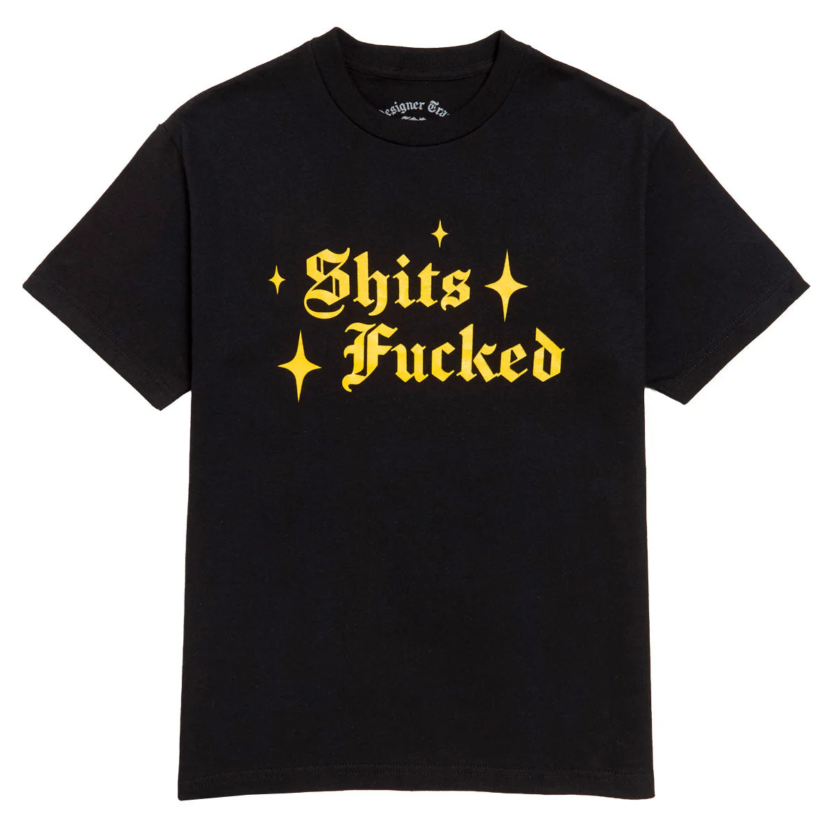 Designer Trash Sparkle T-Shirt - Black
