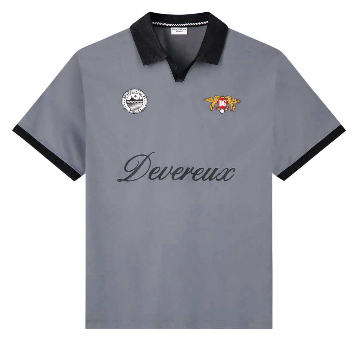 Devereux Competition Polo Shirt - Dark Charcoal