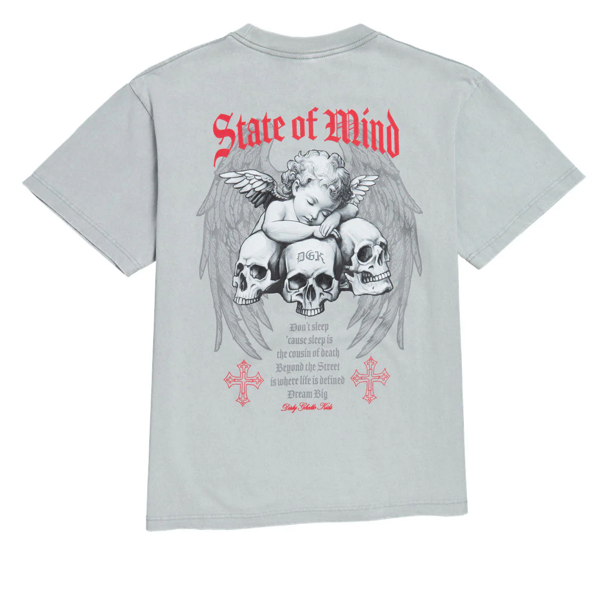 DGK Angelic Boxy T-Shirt - Vintage Silver - Image 2