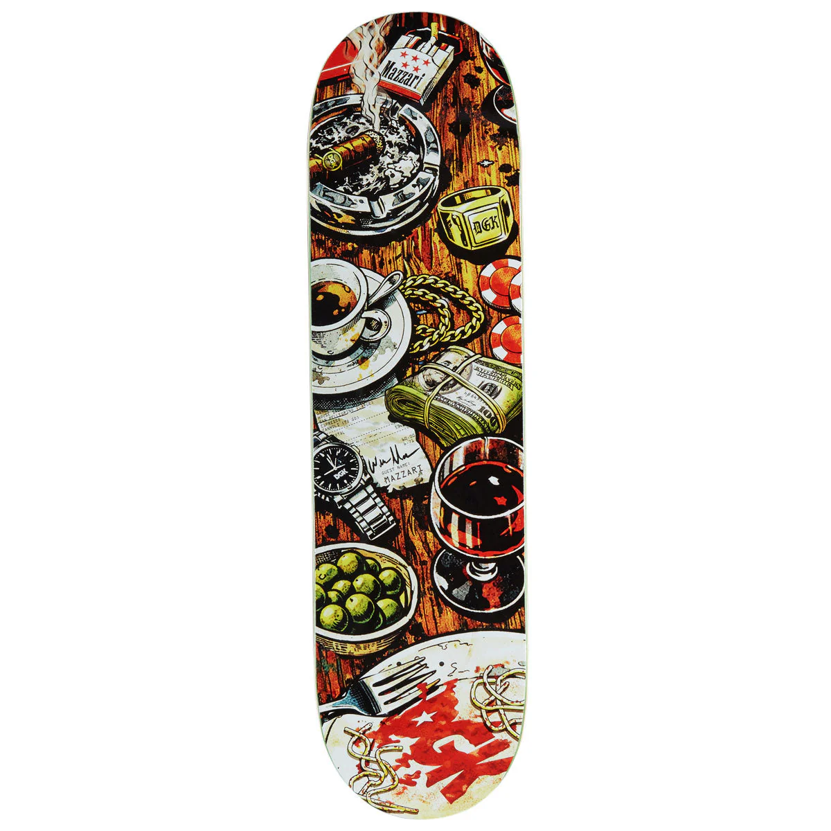 DGK Bada Bing Mazzari Skateboard Deck - 8.25"