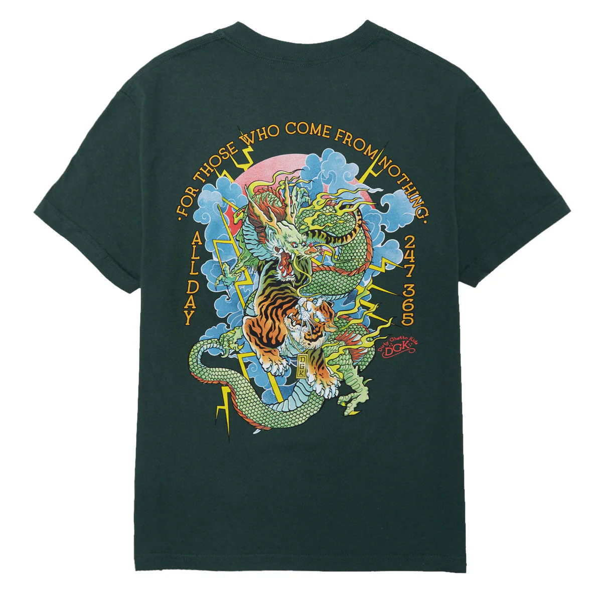 DGK Battle T-Shirt - Forest Green - Image 2