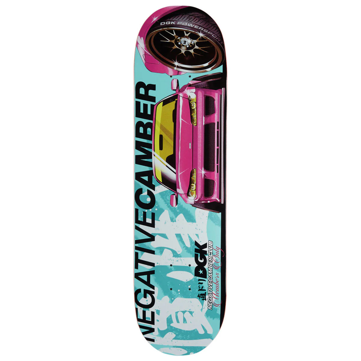 DGK Camber Club Skateboard Deck - Blue - 8.06"