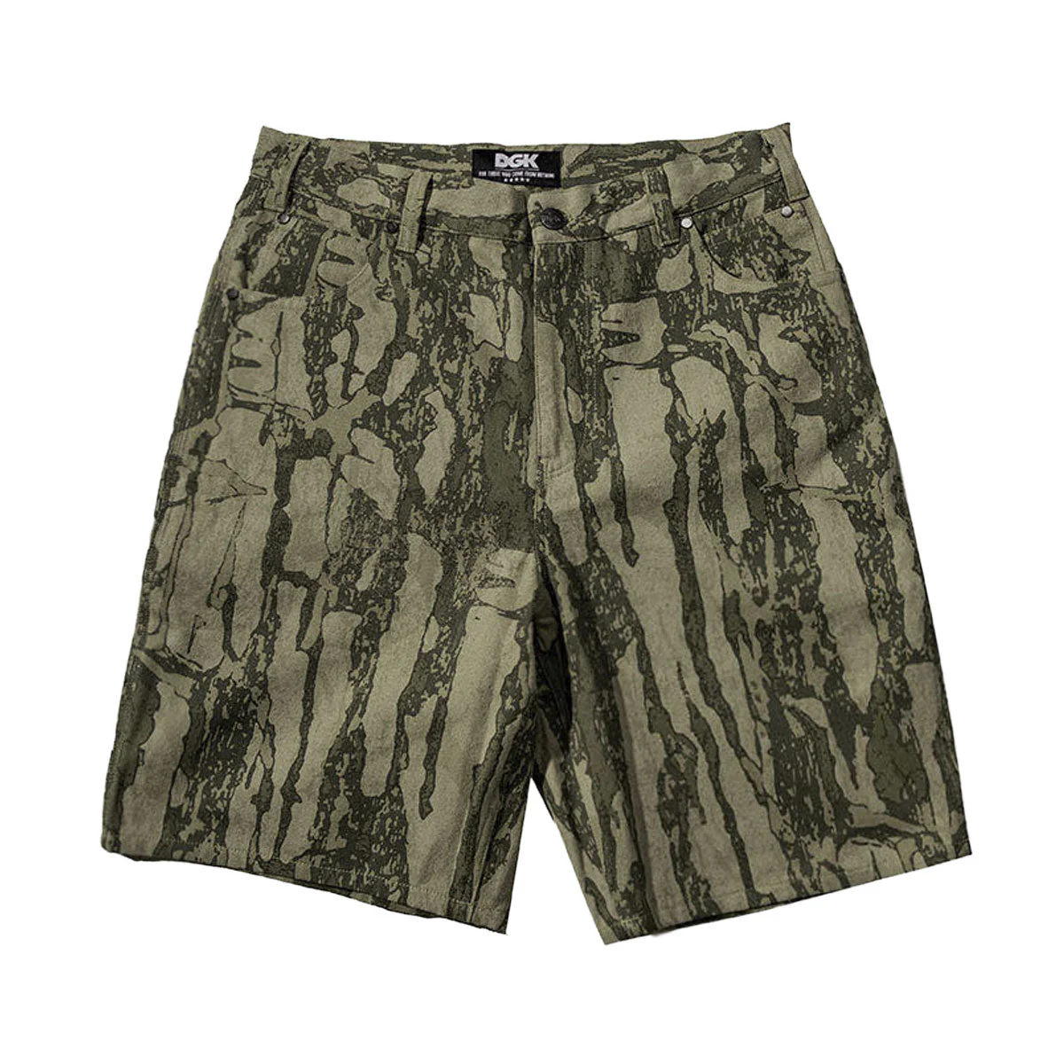 DGK Cortex Canvas Shorts - Bark Camo