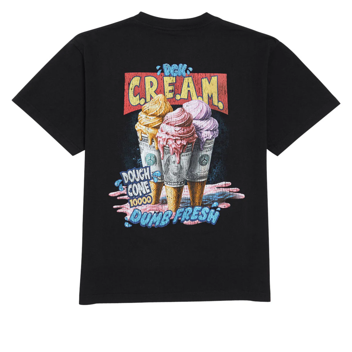 DGK Dough Cone Boxy T-Shirt - Black - Image 2