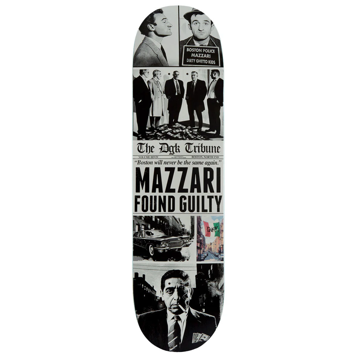DGK Gangland Mazzari Skateboard Deck - 8.25"