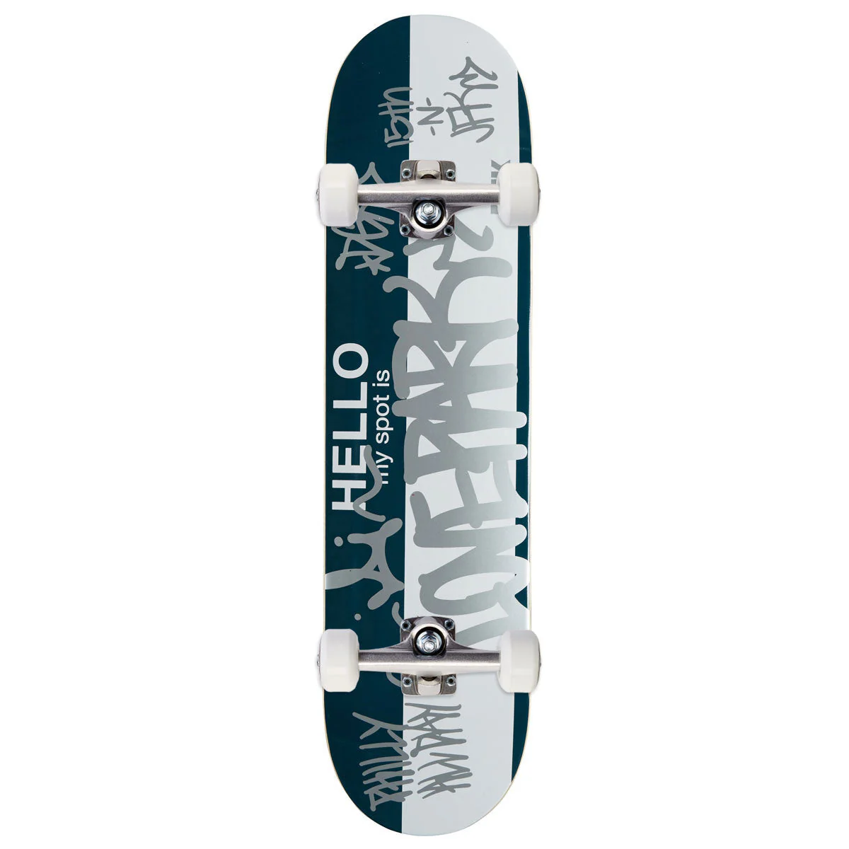 DGK Hello Love Park Skateboard Complete - Green - 8.25"