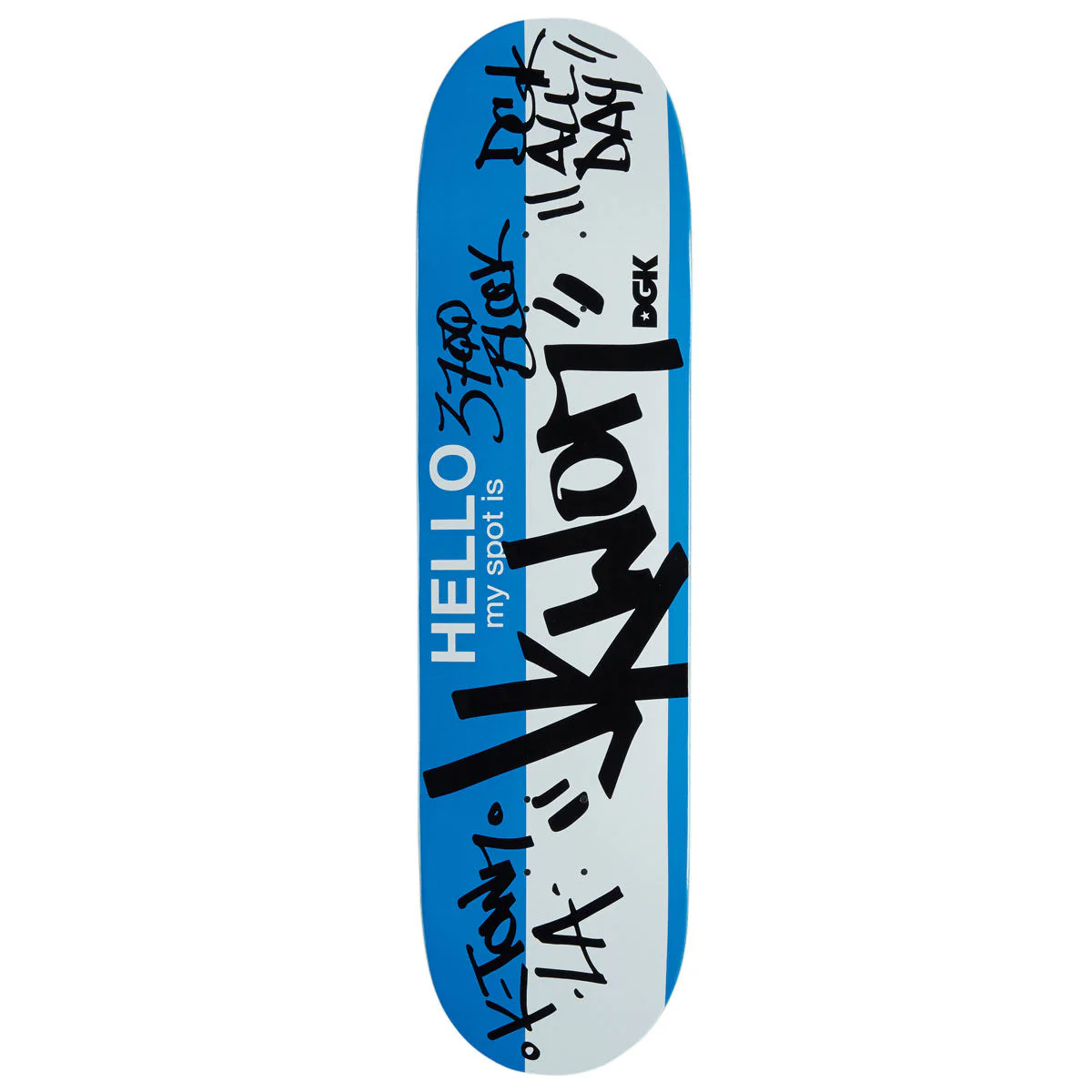 DGK My Spot Is Jkwon Skateboard Deck - Blue - 7.90"