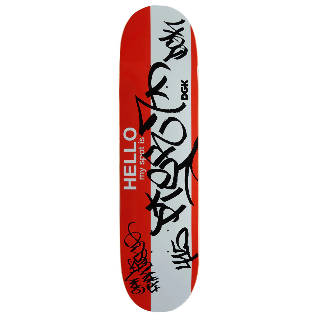 DGK My Spot Is Pier 7 Skateboard Deck - 8.06"