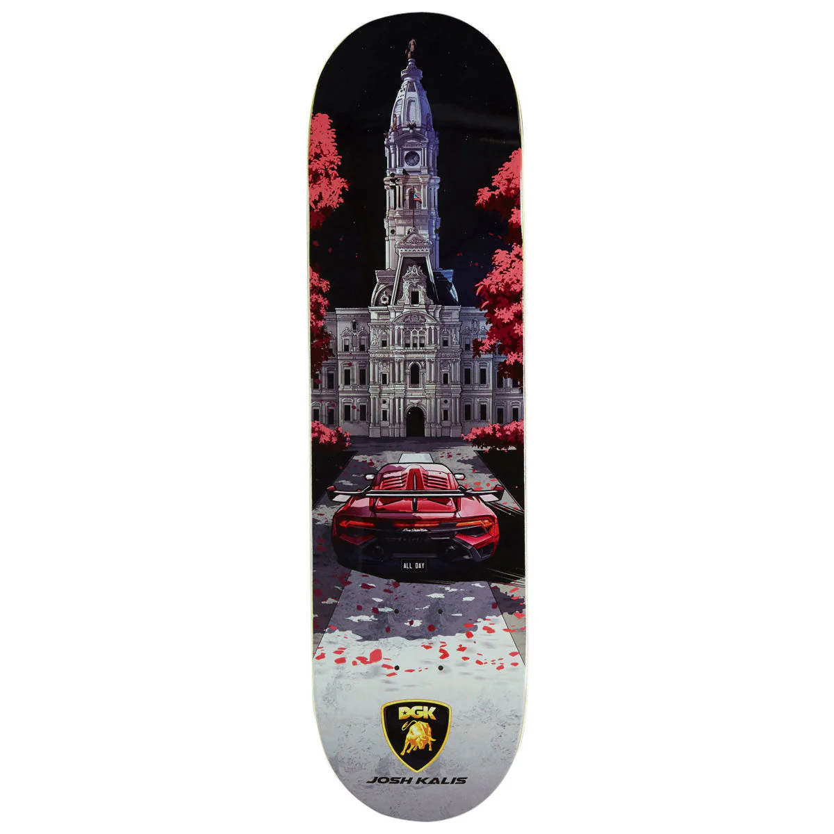 DGK Night Squad Kalis Skateboard Deck - 8.06"