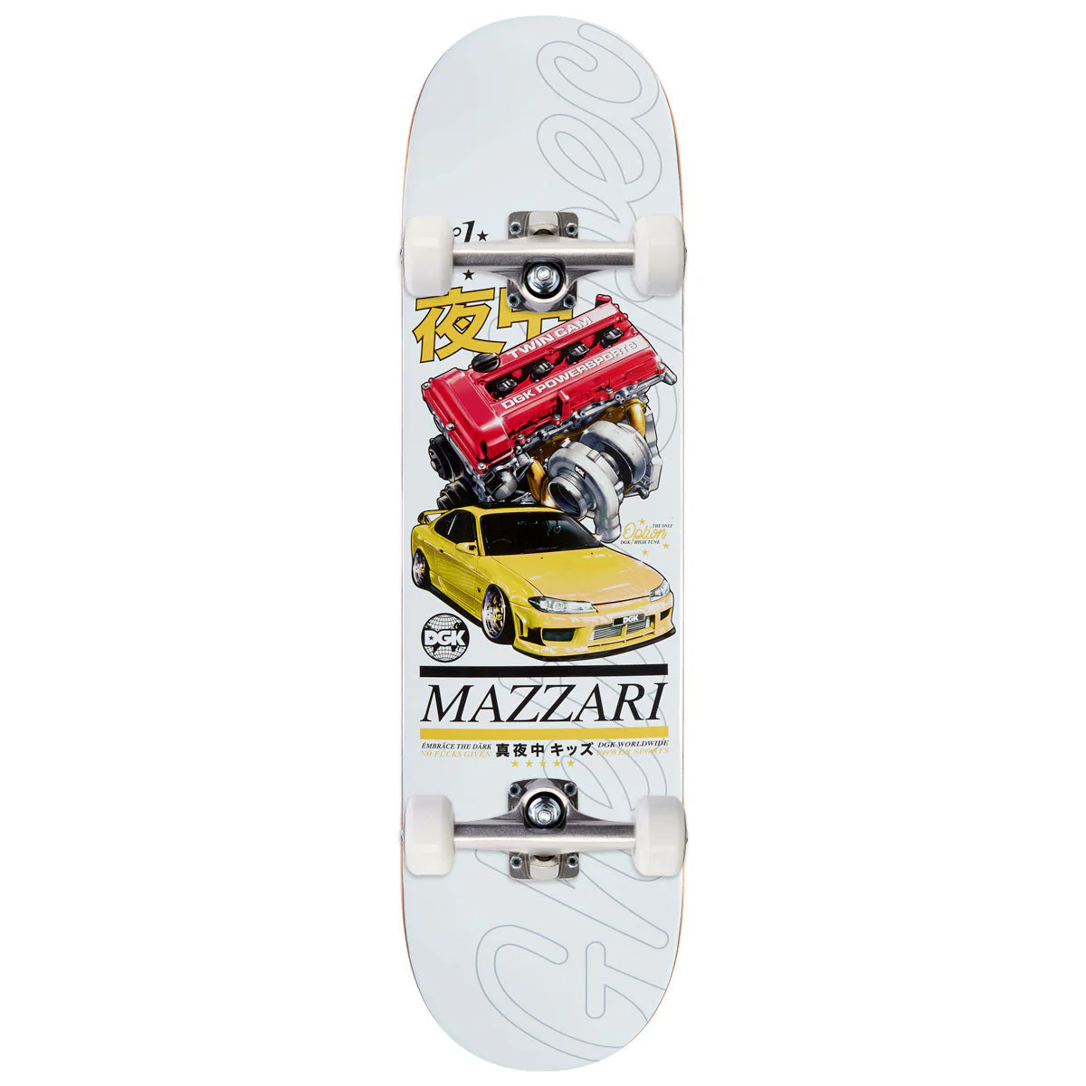 DGK Only Option Mazzari Skateboard Complete - Yellow - 8.38"