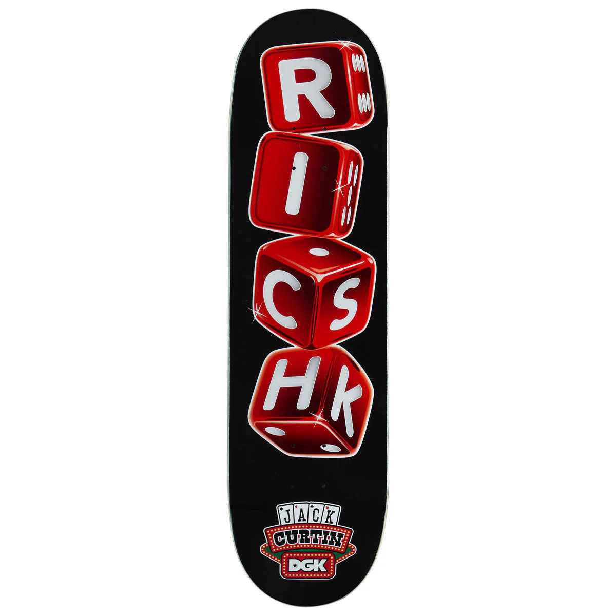 DGK Risk Curtin Skateboard Deck - 8.38"