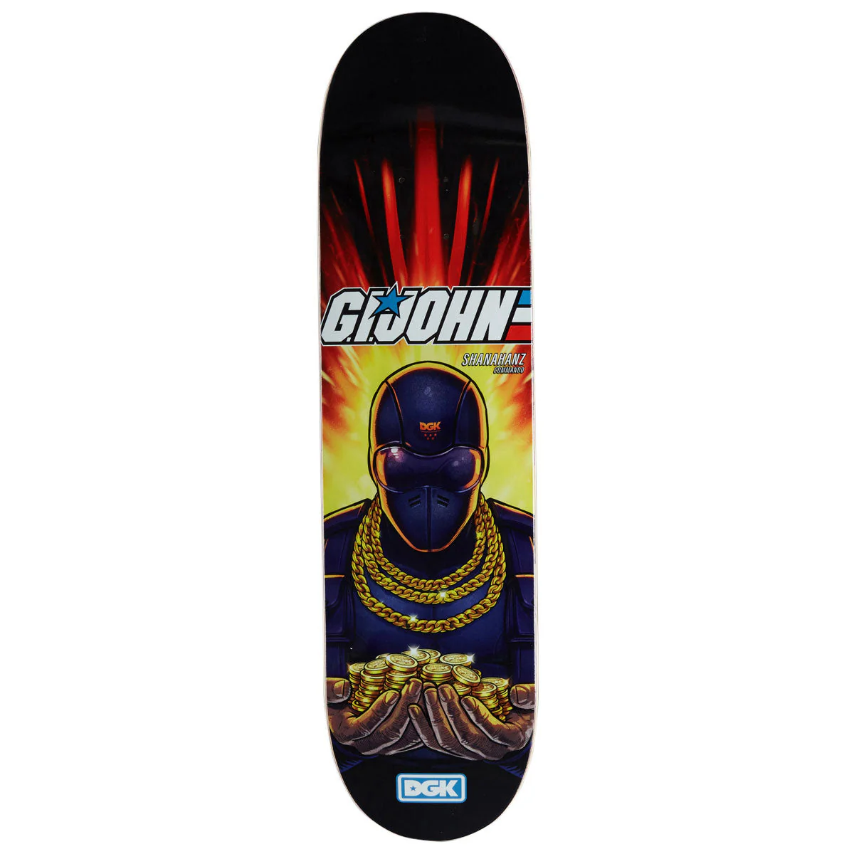 DGK Snake Shanahan Skateboard Deck - 8.06"