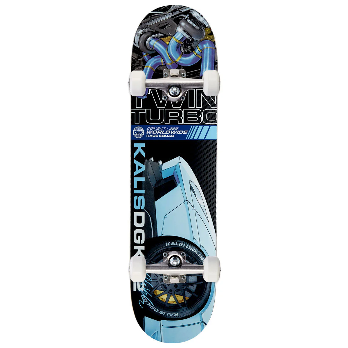 DGK Twin Turbo Kalis Skateboard Complete - 8.06"