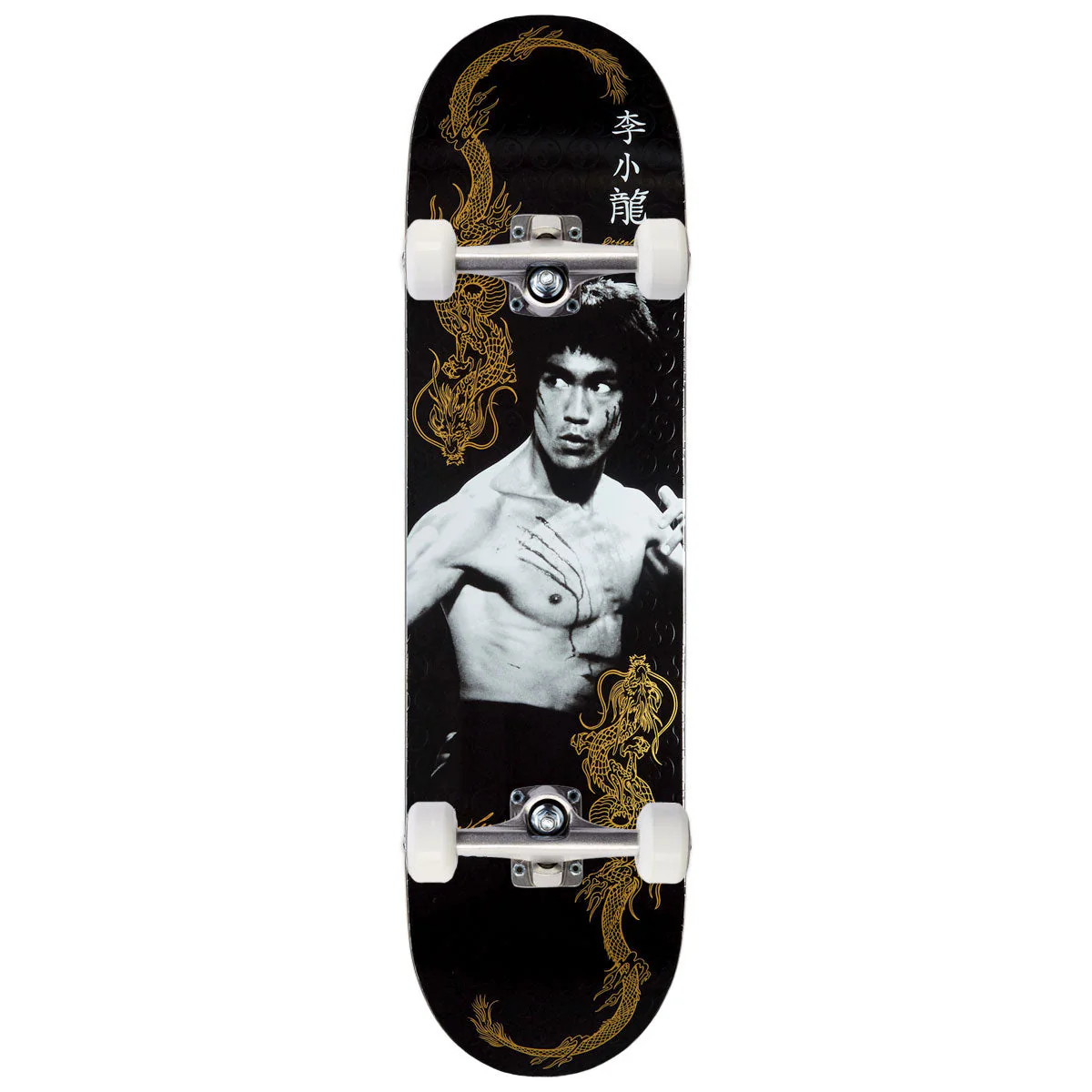 DGK x Bruce Lee Balance Embossed Skateboard Complete - Black - 8.25"