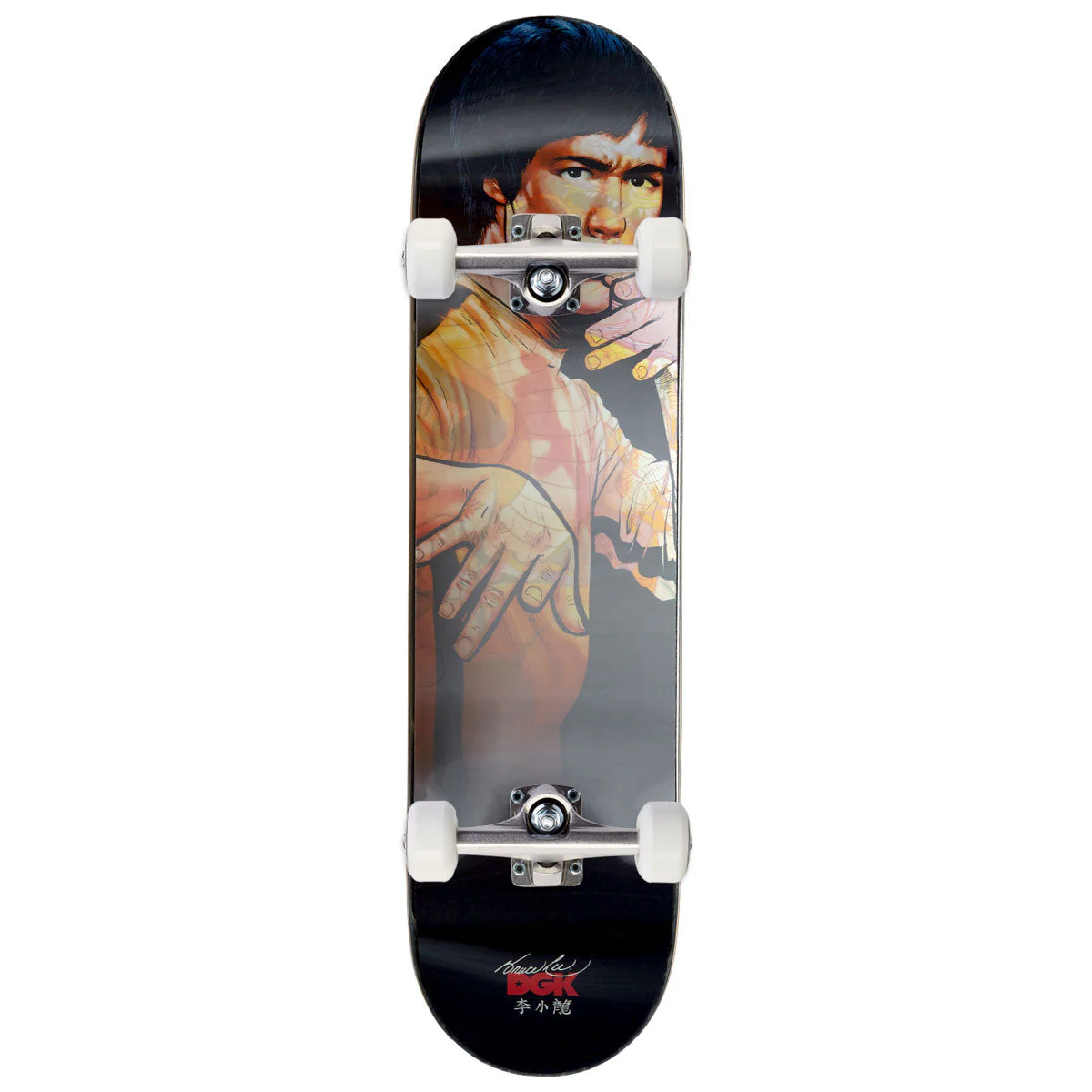 DGK x Bruce Lee Dragon Lenticular Skateboard Complete - 8.25"