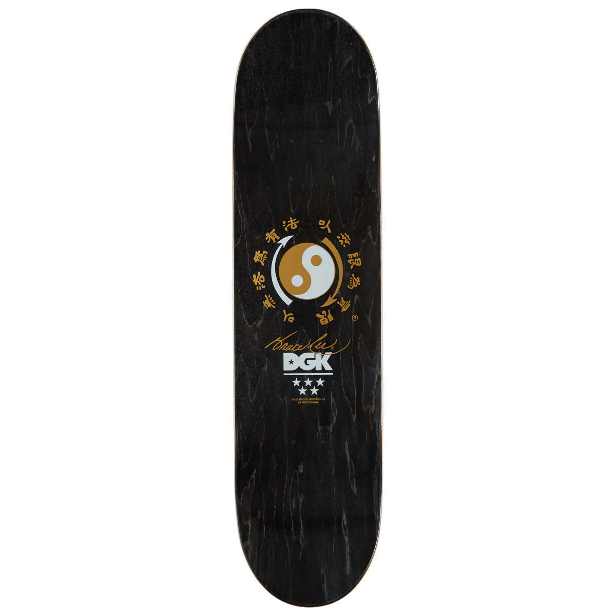 DGK x Bruce Lee Legend Skateboard Deck - Red Foil - 8.38" - Image 2