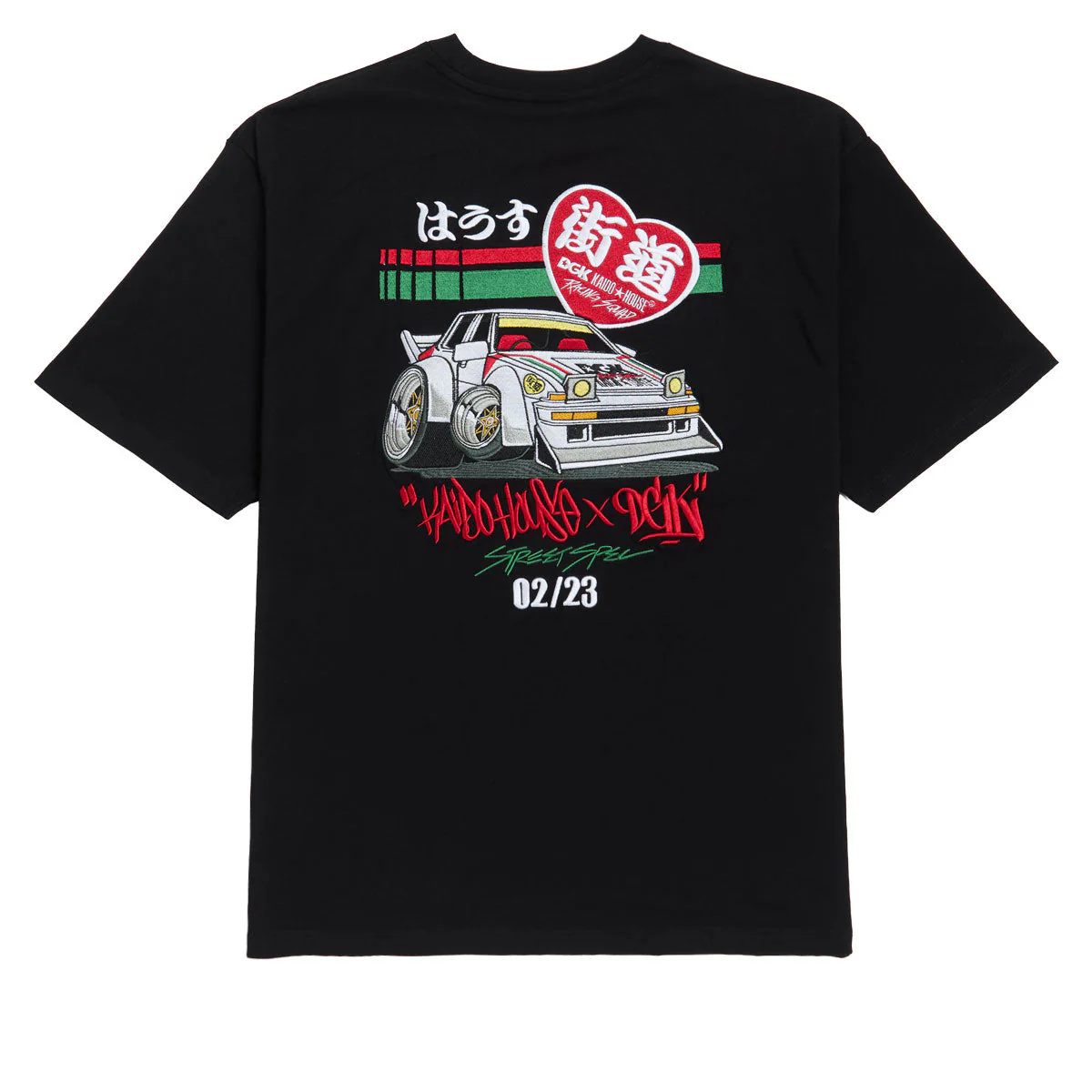 DGK x Kaido House Camber Knit T-Shirt - Black - Image 2