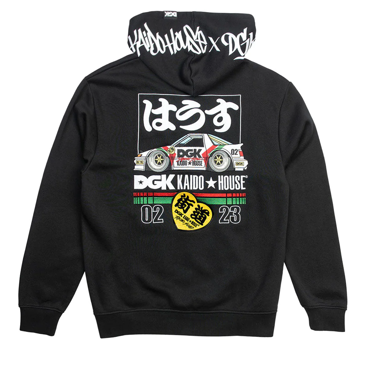 DGK x Kaido House Torque Hoodie - Black - Image 2