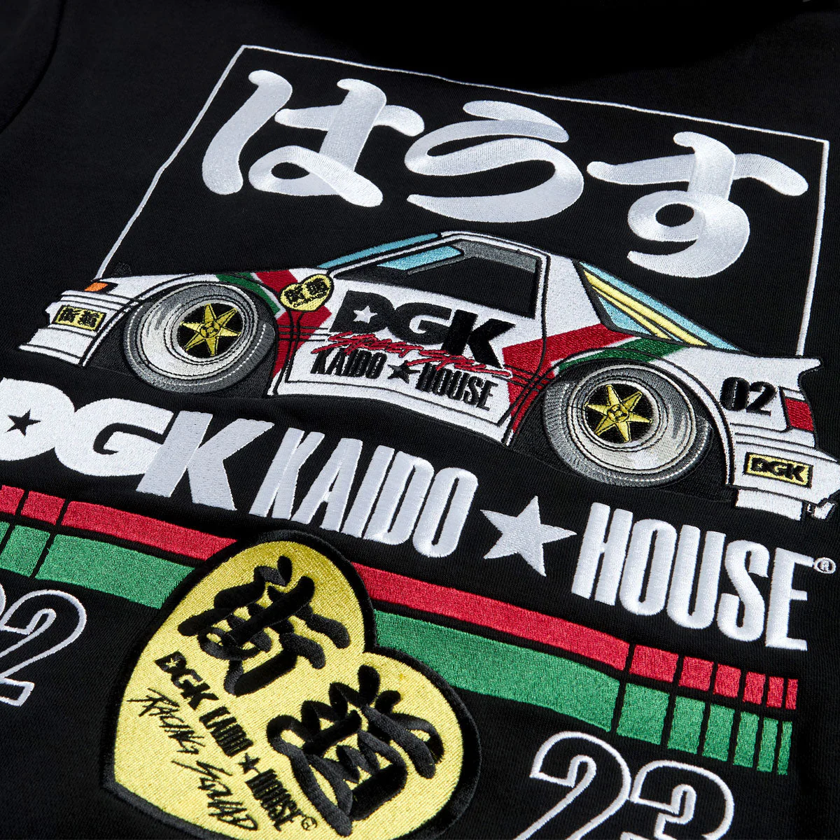 DGK x Kaido House Torque Hoodie - Black - Image 4