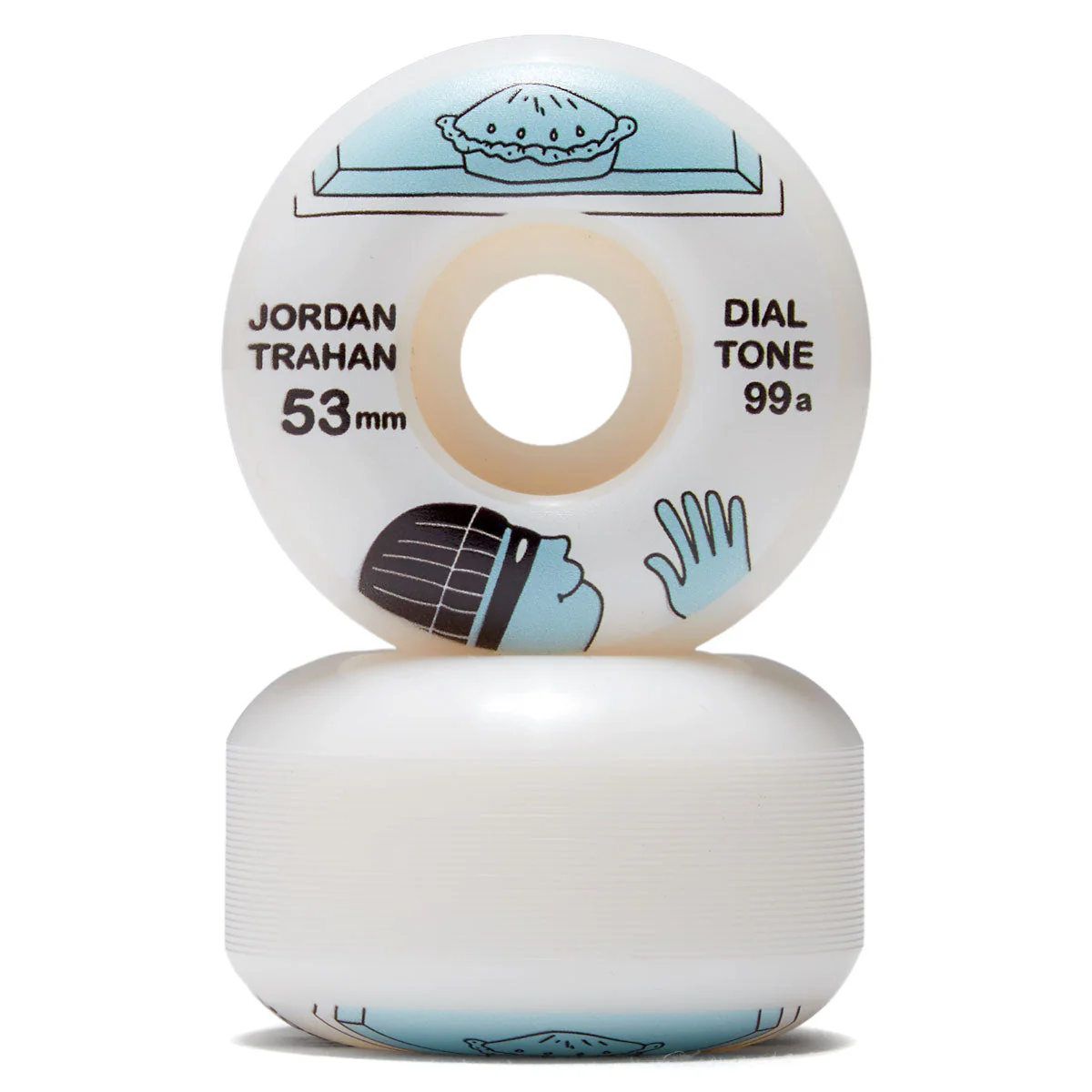 Dial Tone Jordan Trahan Pie Thief Standard 99a Skateboard Wheels - 53mm - Image 2