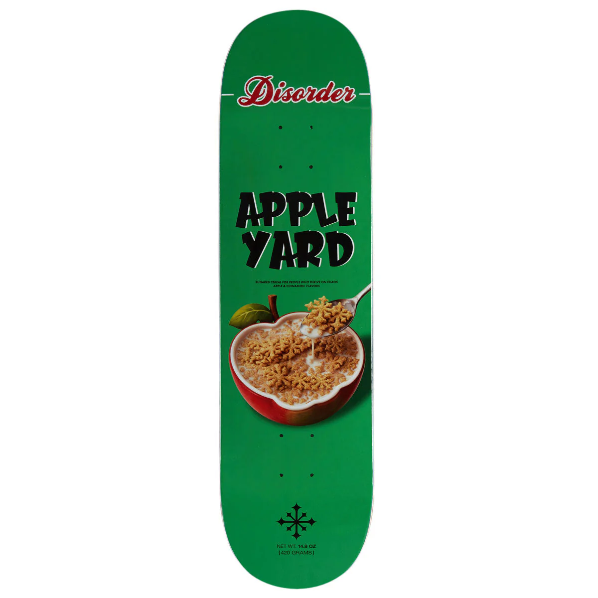 Disorder Apple Jacks Mark Appleyard Skateboard Deck - Green - 8.25"