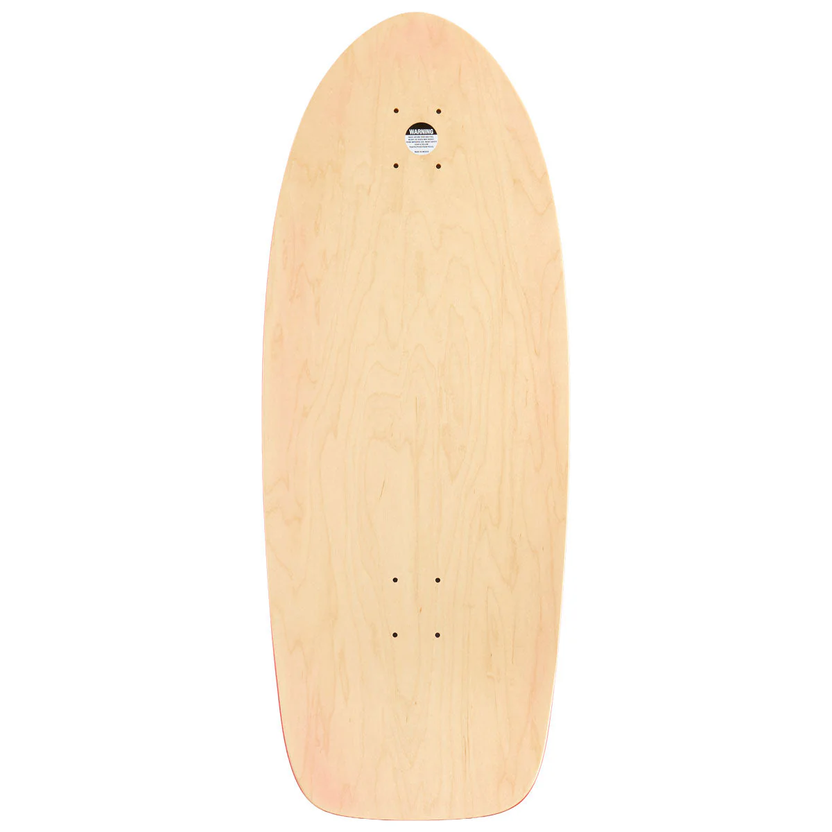 Dogtown Big Foot OG 70s Classic Skateboard Deck - Transparent Orange/Red Fade - 11.788" - Image 2