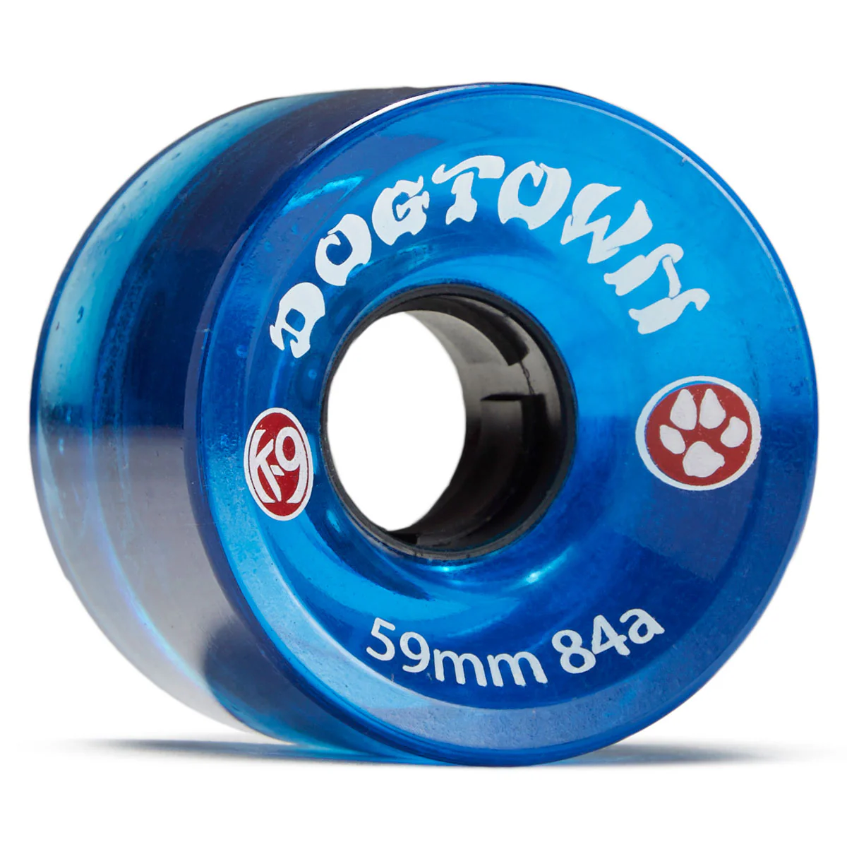 Dogtown K-9 84a Premium Cruiser Skateboard Wheels - Clear Blue - 59mm